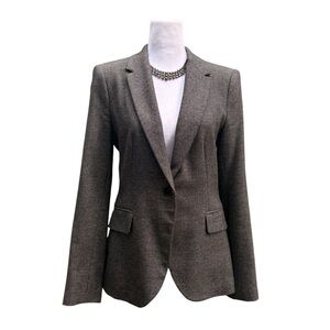 Zara Women's Classic Black Textured Blazer | Small